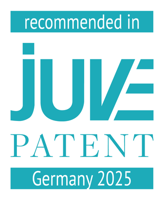 JUVE Patent: Recommended Individual, Germany 2025 JUVE Patent recommended, Germany 2025
